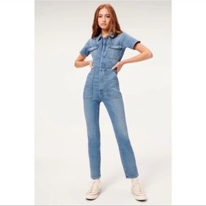 Good American Fit for Success Jumpsuit, Size 1 (Small). Like new condition.